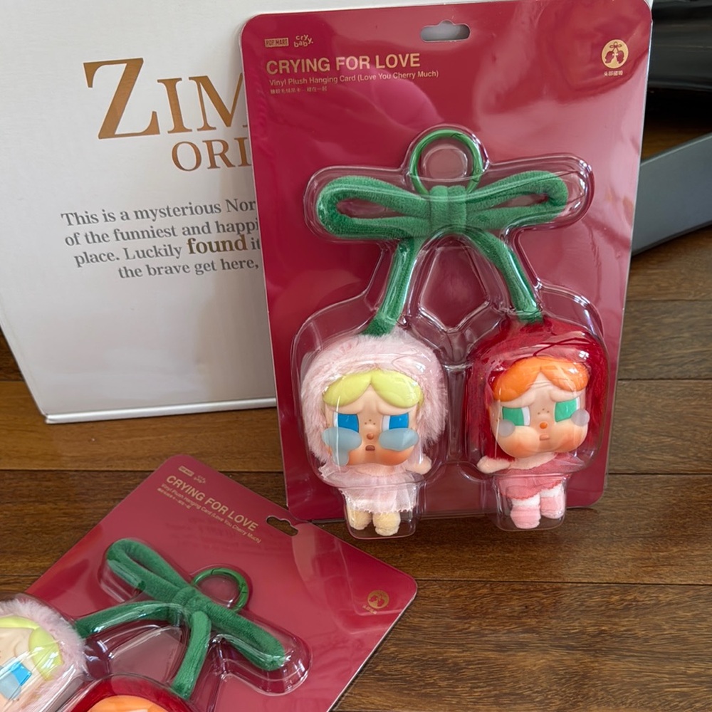 Crying for Love Plush Toy - Red and Green